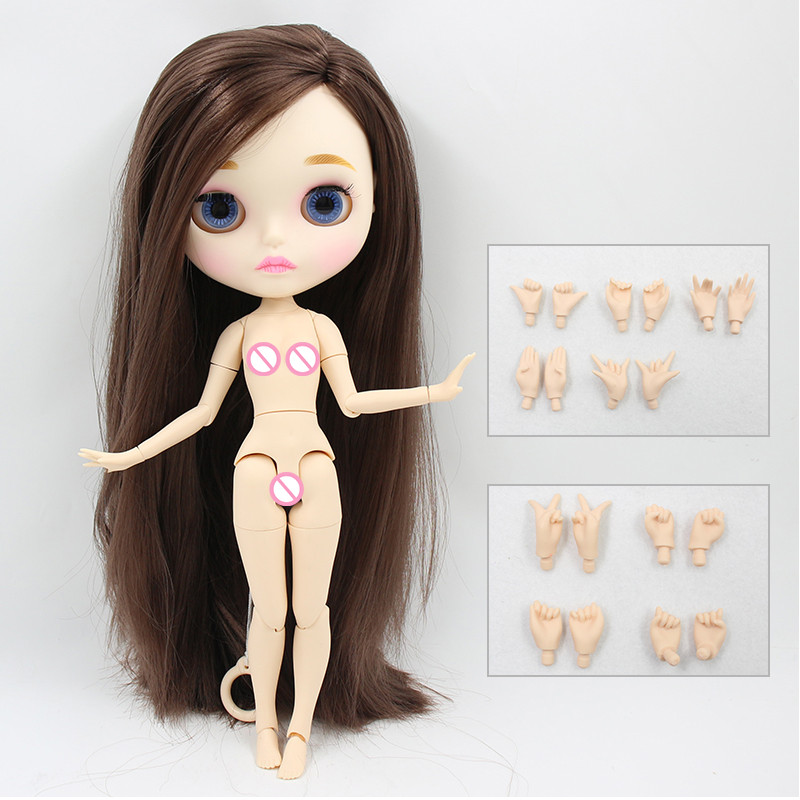Boneca ICY DBS Blyth 1/6 bjd Fosco rosto corpo articulado 30cm brinquedo presente para meninas