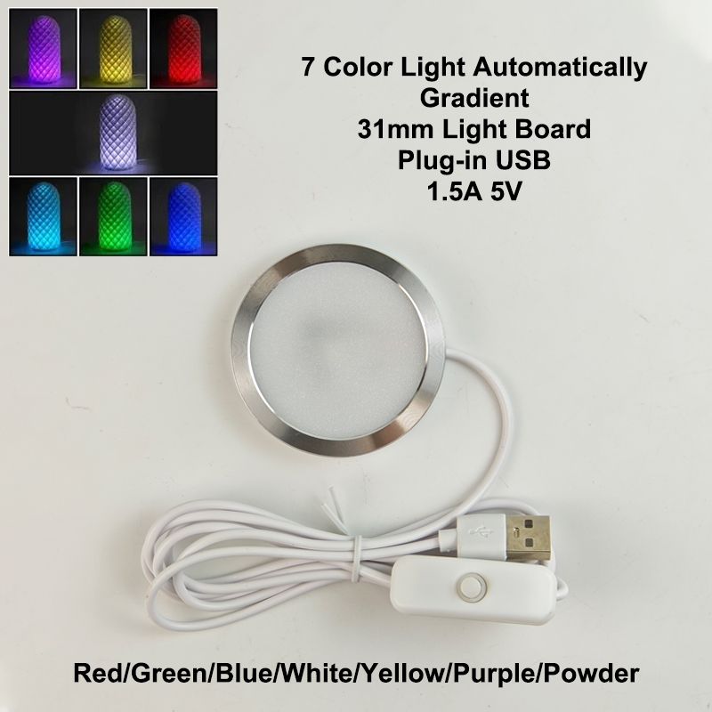 Led Lamp Kit Adjustable Light Kit Led Light Parts Hardware DIY Model Cold/warm Light Without Lamp Shell