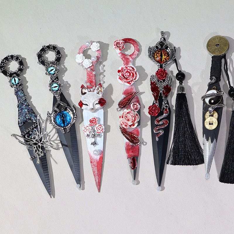 letter opener sword  has not been sharpened diy Decorative metal stainless steel crafts box opener/box cutter