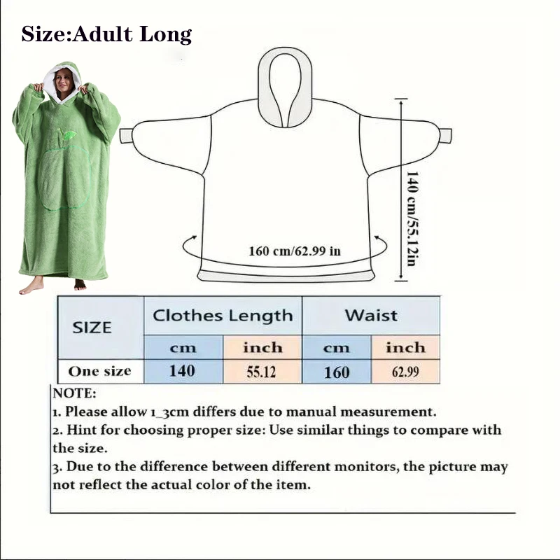 Extra longo wearable cobertores inverno flanela cobertor com capuz com mangas completas das mulheres dos homens aconchegante macio lance adulto tv cobertor