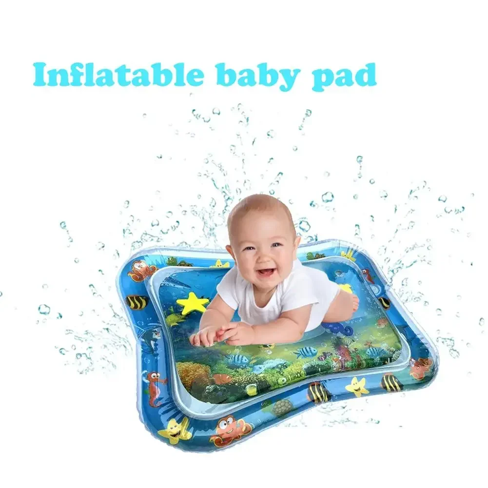 Infinno inflável barriga tempo esteira premium bebê água jogar esteira para bebês e crianças brinquedos do bebê