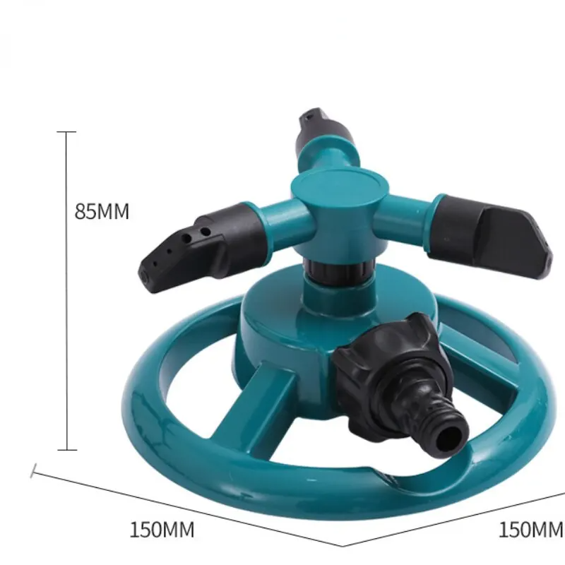360 °   Ugello irrigatore a rotazione automatica - Modelli di spruzzo regolabili per irrigazione di prato/giardino/agricoltura, strumento per risparmiare acqua