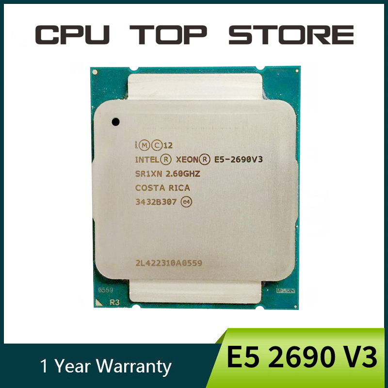 Intel Xeon E5 2690 V3 2,6 GHz 12 Core 30 MB LGA 2011-3 Prozessor SR1XN