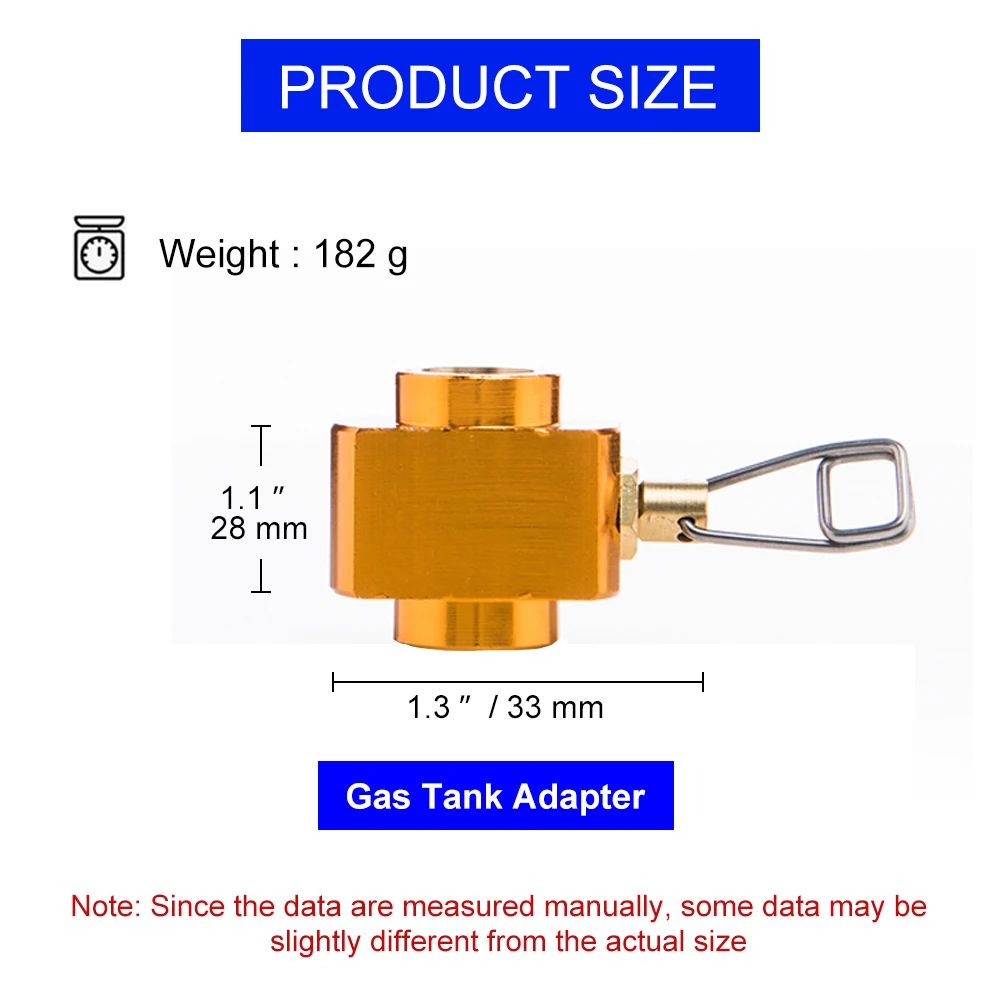 Widesea Bếp Cắm Trại Propane Đổ Bộ Chuyển Đổi Khí Đốt Khí Làm Đầy Butan Xi Lanh Xe Tăng LPG Bảo Vệ Trang Bị Cắm Trại