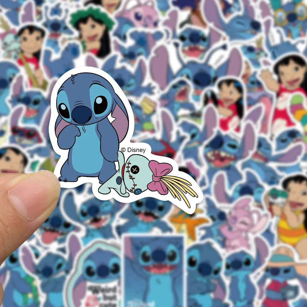 10/30/50pcs Carino Disney Cartoon Lilo & Stitch Adesivi FAI DA TE Diario Del Computer Portatile Bagagli di Skateboard Graffiti Decalcomanie Classico Per Bambini Giocattolo FAI DA TE