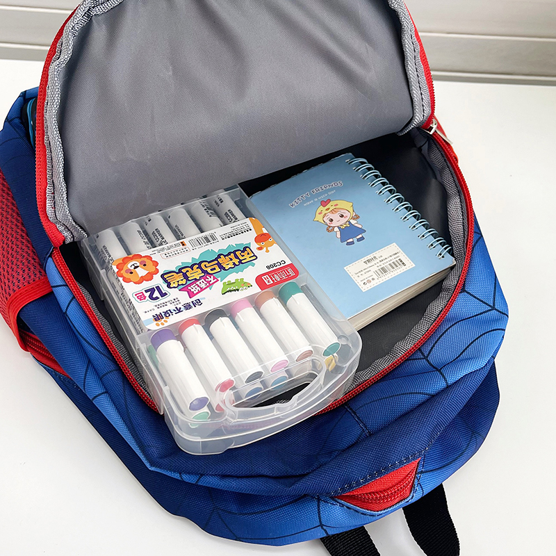 Disney Spider Man Backpack Large Capacity Children Cartoon Kindergarten Schoolbag For Boys Gift