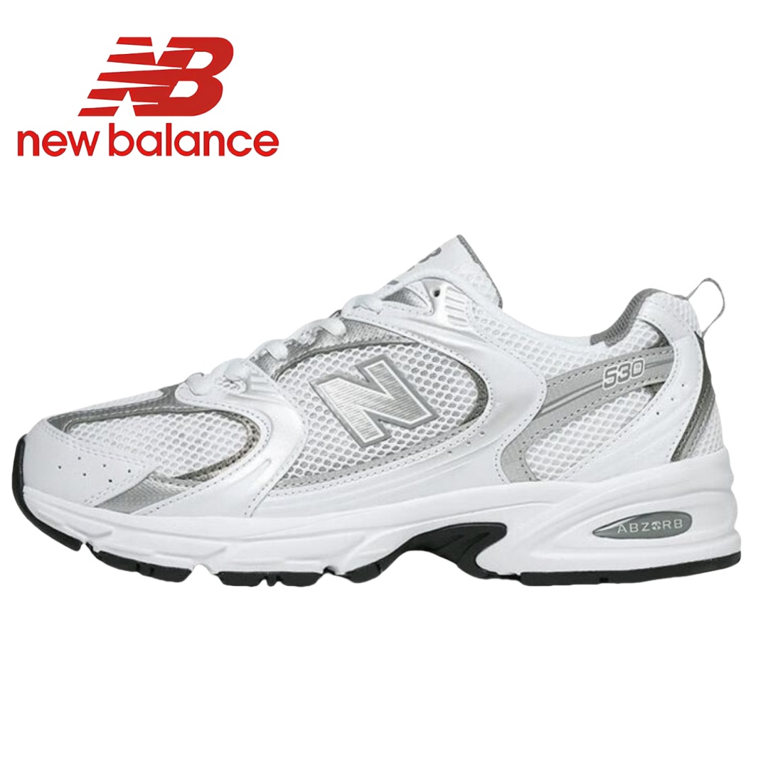 Классические винтажные беговые кроссовки NewBalance 530 из искусственной кожи и сетчатой ткани для мужчин и женщин MR530AD Original