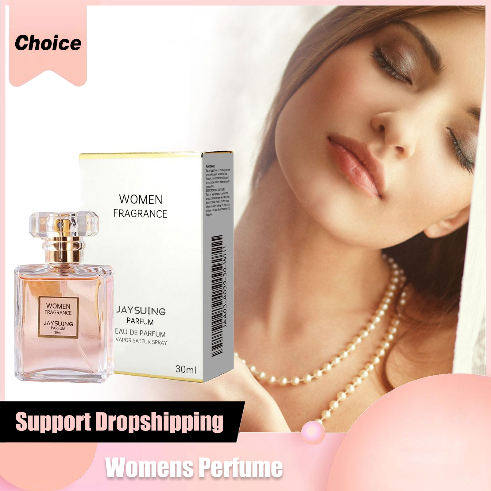 Jasmin-Parfüm für Damen, langanhaltender Duft, Blumenduft, Flirten, Arbeitsdauer, frische Parfüme, die Männer anlocken, Eau de Parfum