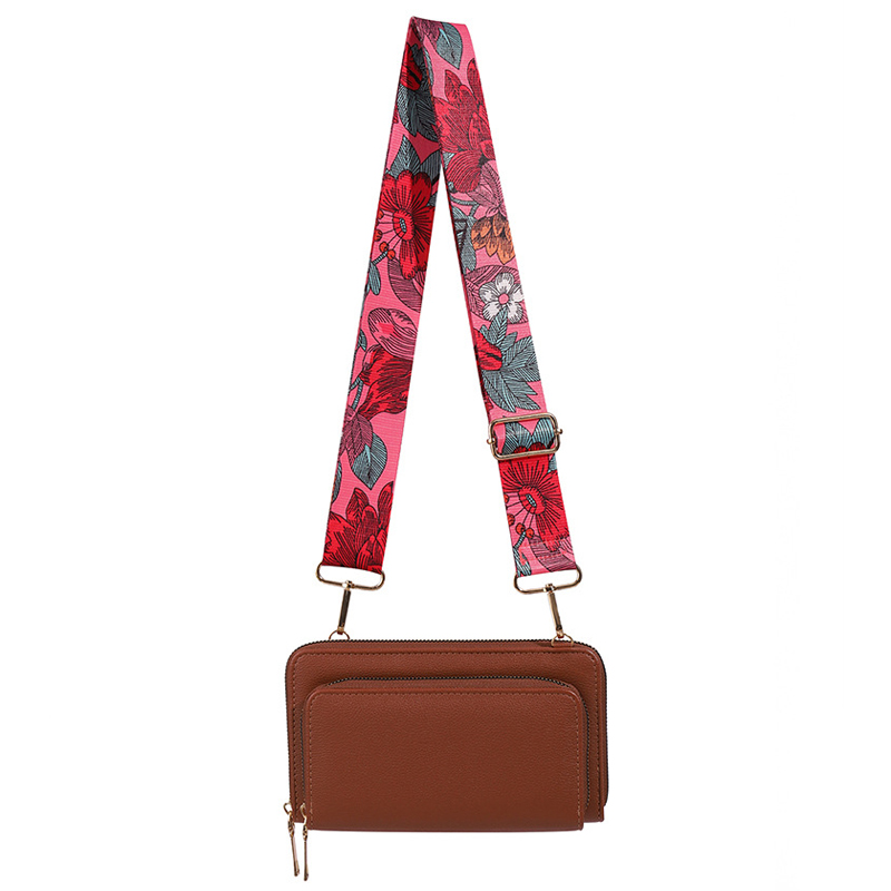 Correa de hombro versátil y moderna, correa de bolso multifuncional ajustable con estampado, accesorios de equipaje reemplazables