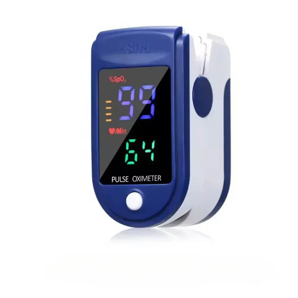 แบบพกพาสี่สีปลายนิ้ว Oximeter Heart Rate Meter PULSE เลือดออกซิเจนความอิ่มตัวหน้าจอ OLED หลอดดิจิตอล Practical Monitor