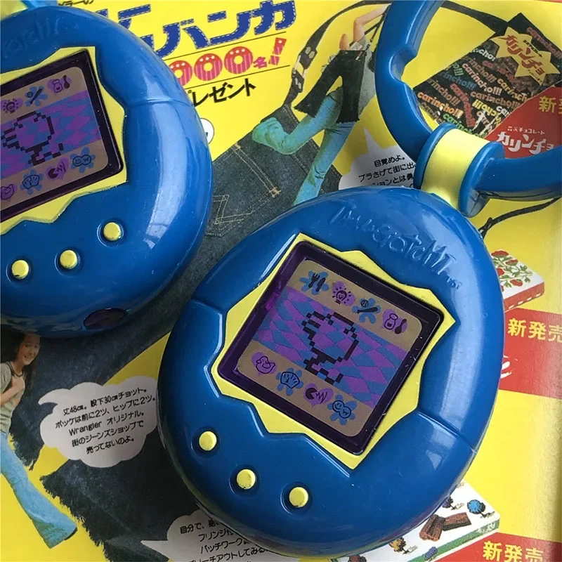 Tamagotchi สัตว์เลี้ยงอิเล็กทรอนิกส์ Virtual Cyber Pet ของเล่นขนาดเล็กโคมไฟจี้พวงกุญแจ90S Nostalgic เกมคอนโซลของขวัญเด็ก