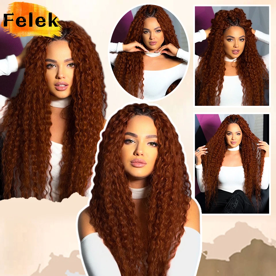 3 Stücke Ariel Curl Flechten Haarverlängerungen 22 30 Zoll Wasserwelle Twist Häkeln Haar Synthetische Häkeln Zöpfe Ombre Braun Afro Locken