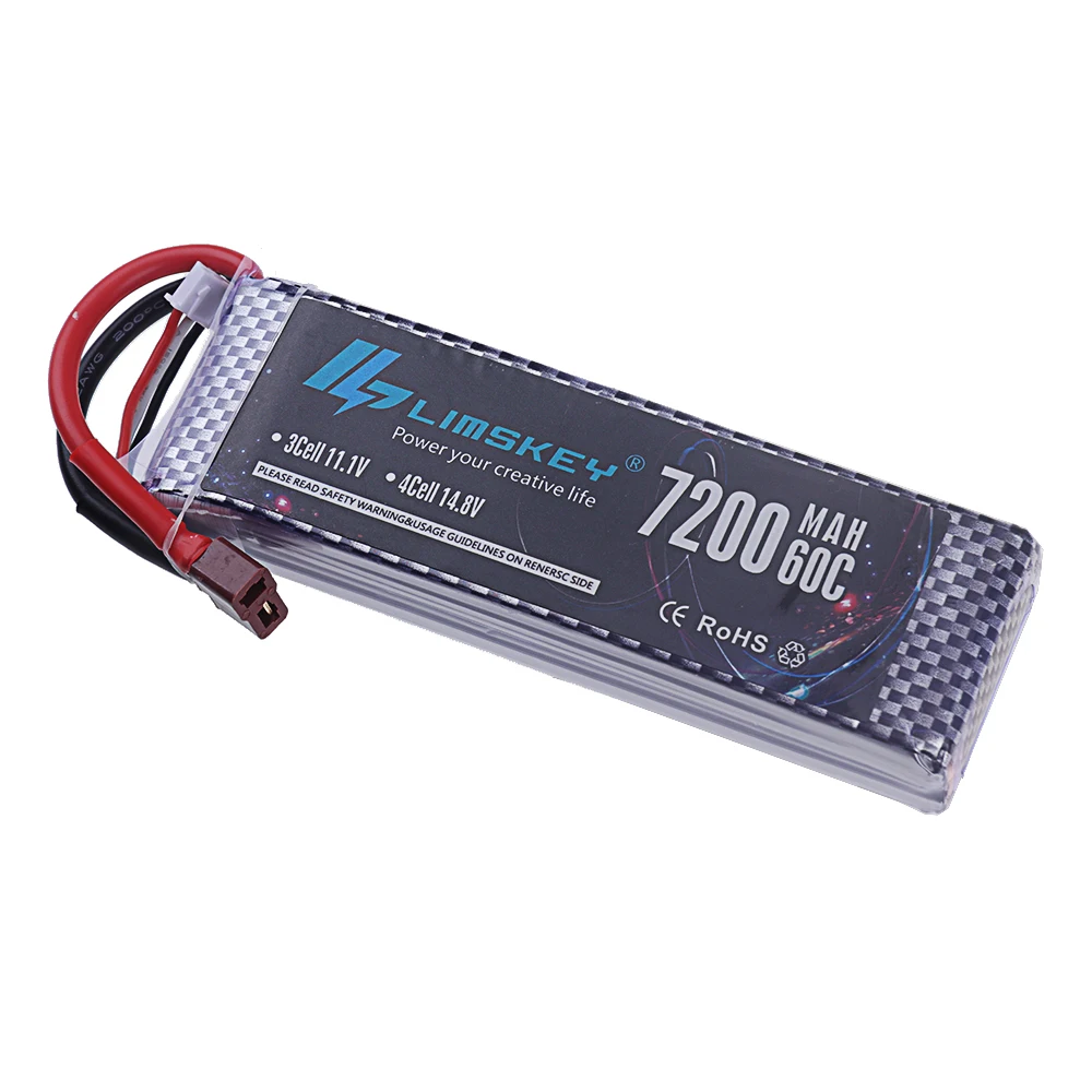 2S 3S 4S Lipo аккумулятор 7,4 В 11,1 В 14,8 В 1500 мАч 2200 мАч 3000 мАч 4200 мАч 5200 мАч 6000 мАч для радиоуправляемого автомобиля Грузовик Monster Drone Boat Part