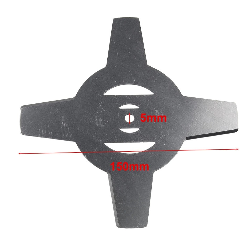 Lâmina de aparador de grama 150mm, cabeça de roçadora, lâminas de serra para cortador de grama elétrico, peças, acessórios