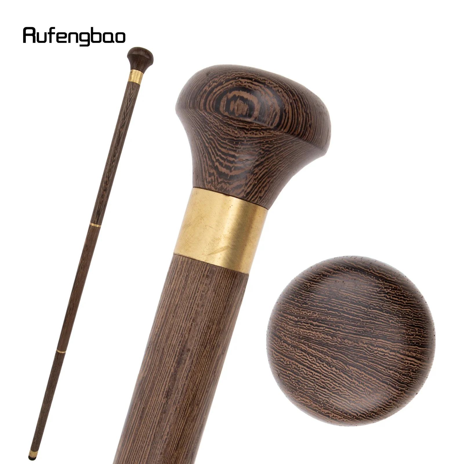 Bastón de madera marrón para caminar, varita decorativa de 88cm, para fiesta de cosplay, Halloween