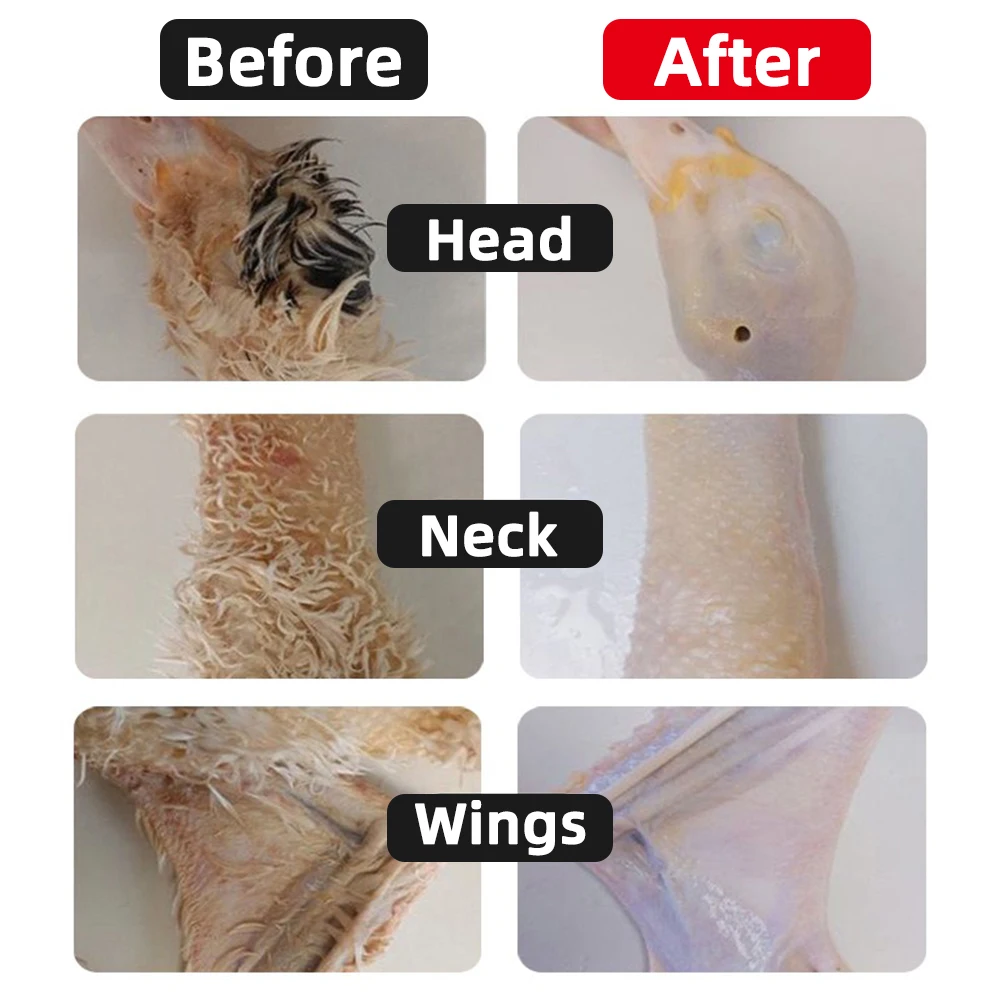 สัตว์ปีกไฟฟ้า Feather Plucker Quick ไก่ Plucker ที่มีประสิทธิภาพ Feather Remover เป็ดห่านฟาร์มสัตว์ขนอุปกรณ์ถอนขน