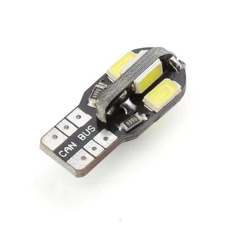 2/10PCS T10 W5W 194 LED CANBUS หลอดไฟ 5730/8smd 12V ภายในรถอ่านโคมไฟ Clearance ไฟป้ายทะเบียนหลอดไฟโดมสัญญาณ