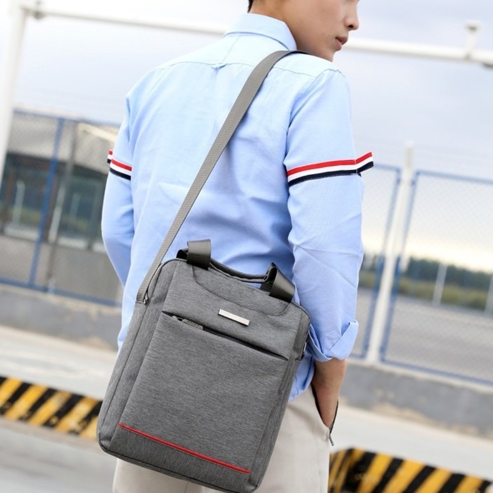 Protable Oxford Business Handbag Shockproof Large Capacity Men Crossbody Bag Computer Bag Storage Shoulder Bag Streetwear