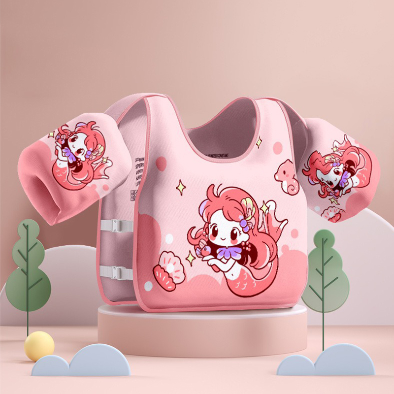 Zwembadvlotter Zwemvest Beginner Drijfvest Zwemring Buis Zwemmen Armring Waterspeeluitrusting Geen inflatie