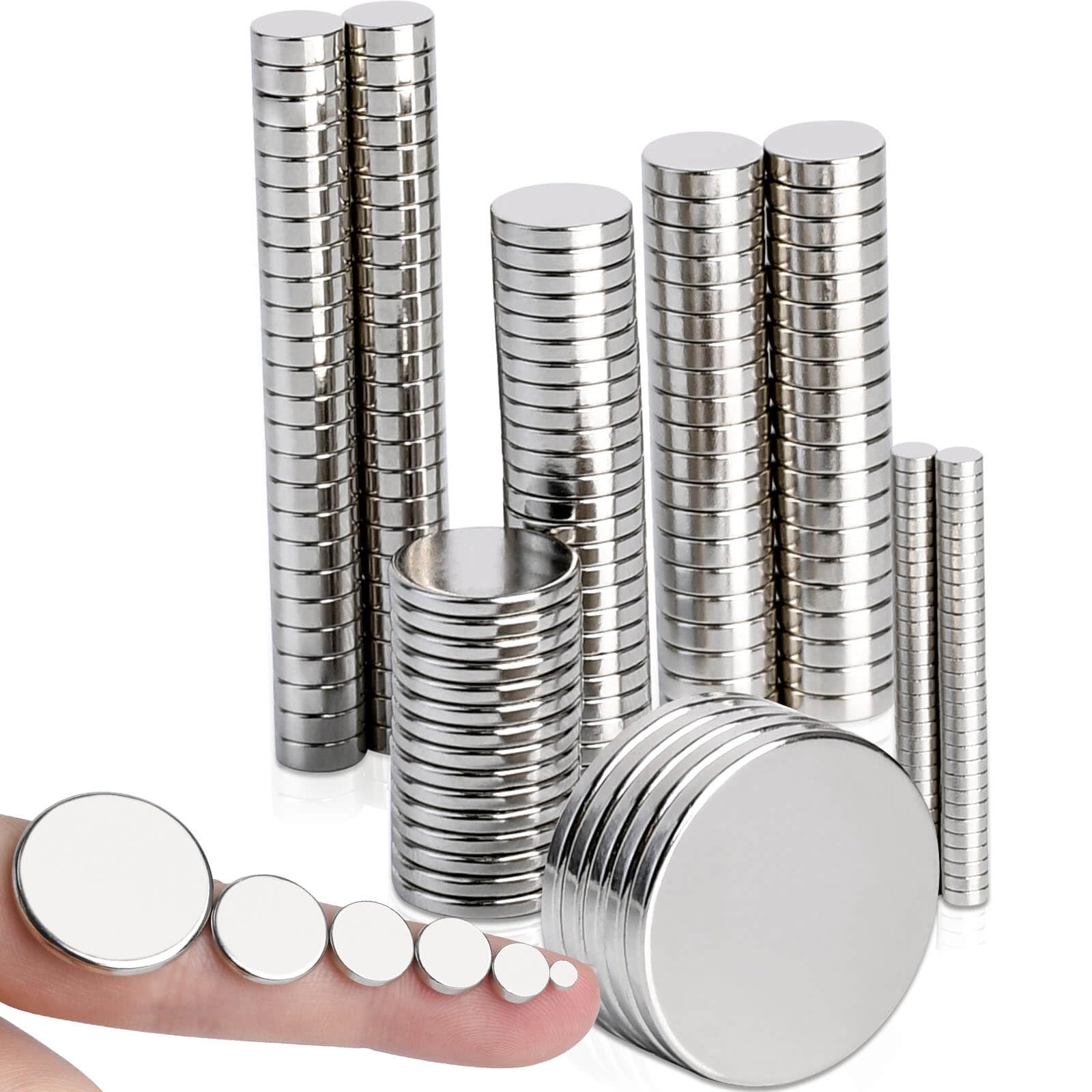 Imán redondo súper fuerte 6x1,8x3,8x4,10x1,10x2,10x3,12x2,15x2,20x3mm potentes imanes de disco magnéticos permanentes de neodimio NdFeB