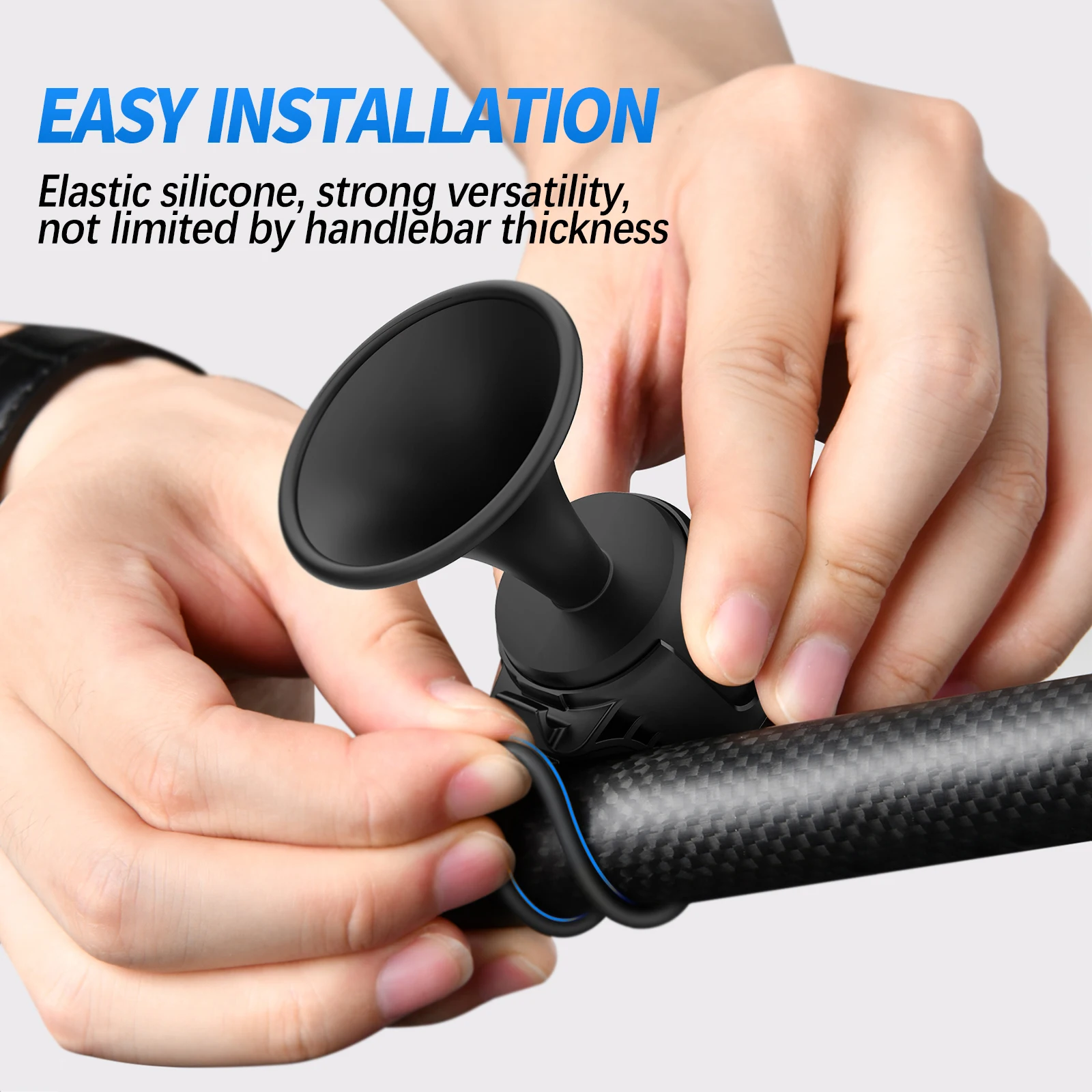 สกู๊ตเตอร์จักรยานอิเล็กทรอนิกส์ Bell 120 DB E-BIKE ไซเรนทรัมเป็ตนาฬิกาปลุกขี่จักรยานเสียงคําเตือนความปลอดภัยจักรยาน Part