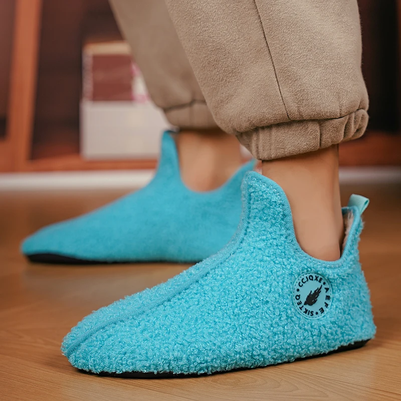 Schuhe Männer Baumwolle Hausschuhe Paare Hausschuhe männer Stiefel Sport Weiche Plüsch Warme frauen Schuhe Dünnen Boden Unisex Hause Baumwolle schuhe