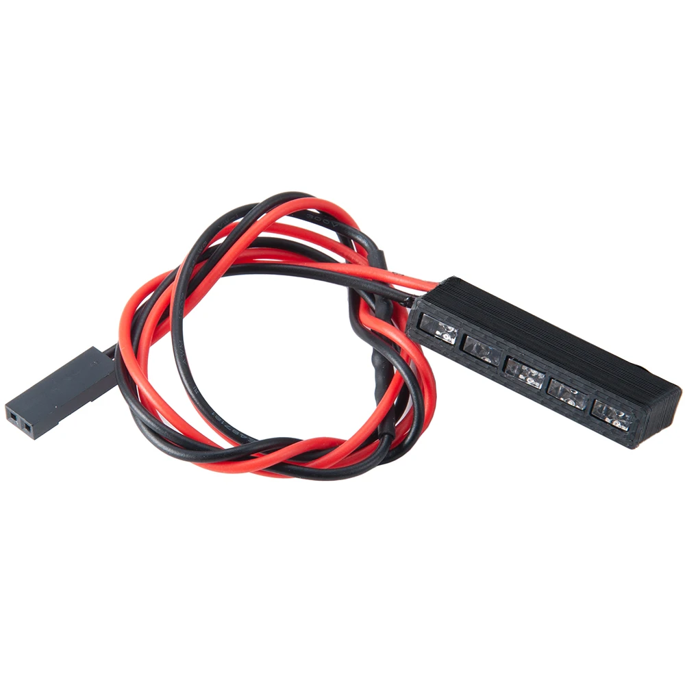 AXSPEED 32/65Mm Đỏ LED Đèn Thanh Trục SCX10 Wraith RR10 Traxxas TRX-4 D90 1/10 RC xe Bánh Xích Xe Mô Hình Trang Trí Phần