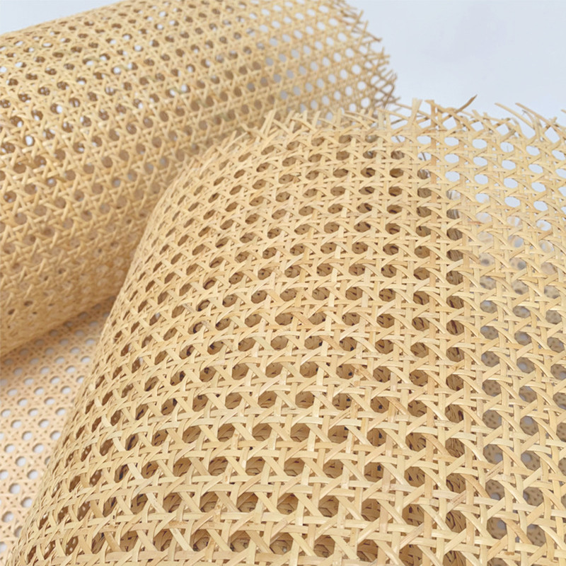 Natural indonésio real rattan vime cana webbing rolo móveis cadeira mesa material de reparo porta do armário teto decoração da parede