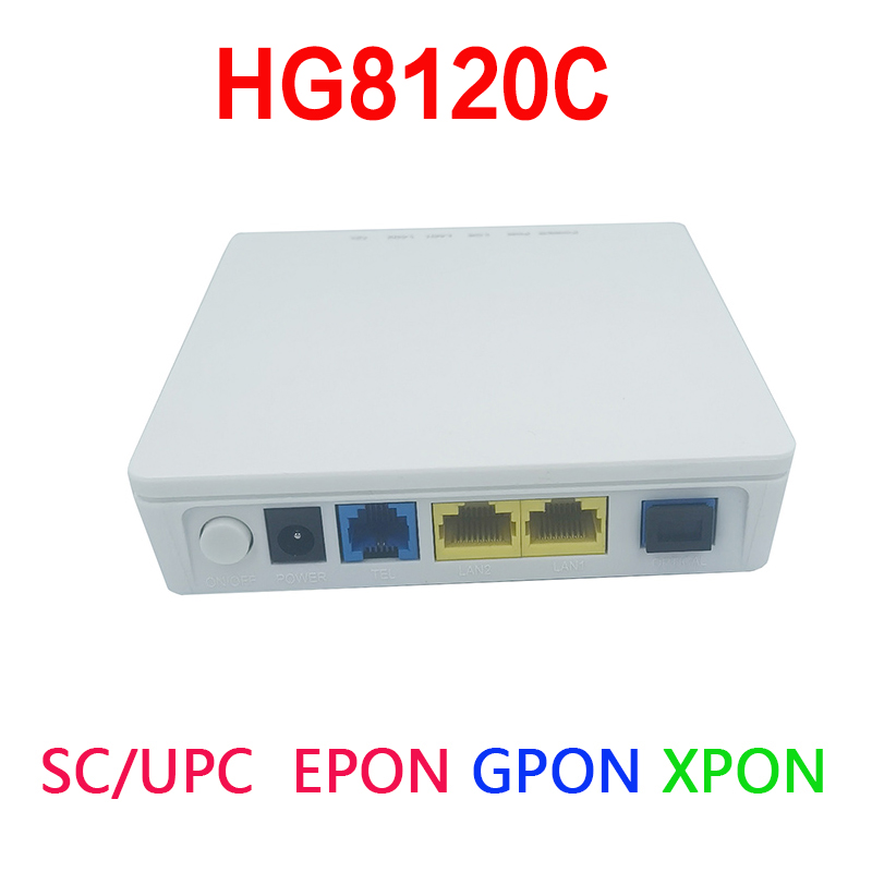 GPON ONU HG8120C ONT termianl compatible con software en inglés HG8321R FTTH GPON/EPON/XPON ONT MODEM ÓPTICO adecuado para Huawei