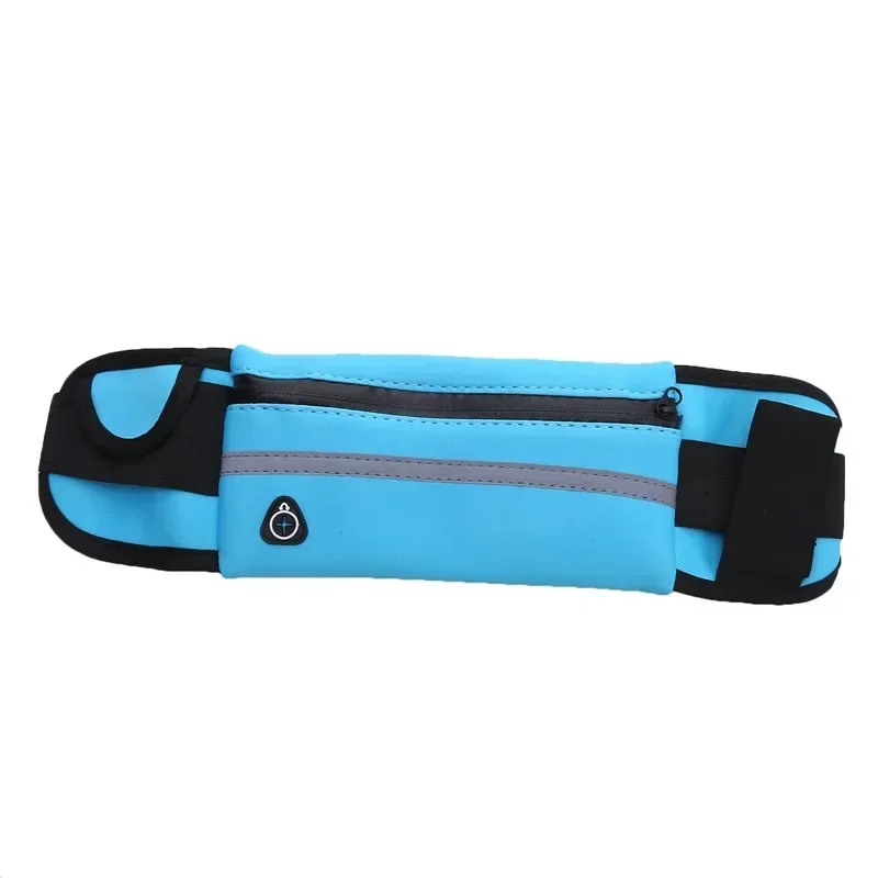 Riñonera deportiva impermeable elástica multifuncional, bolso de cintura portátil para Fitness al aire libre, almacenamiento de artículos pequeños para teléfono, auriculares, bolsas para tarjetas