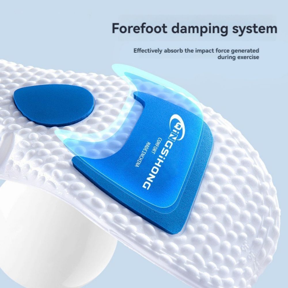 1 Paar Upgrade Sport Stoßdämpfung Einlegesohle PU Memory Foam Atmungsaktive Arch Support Orthopädische Schuhe Pad für Männer Frauen Fußpflege