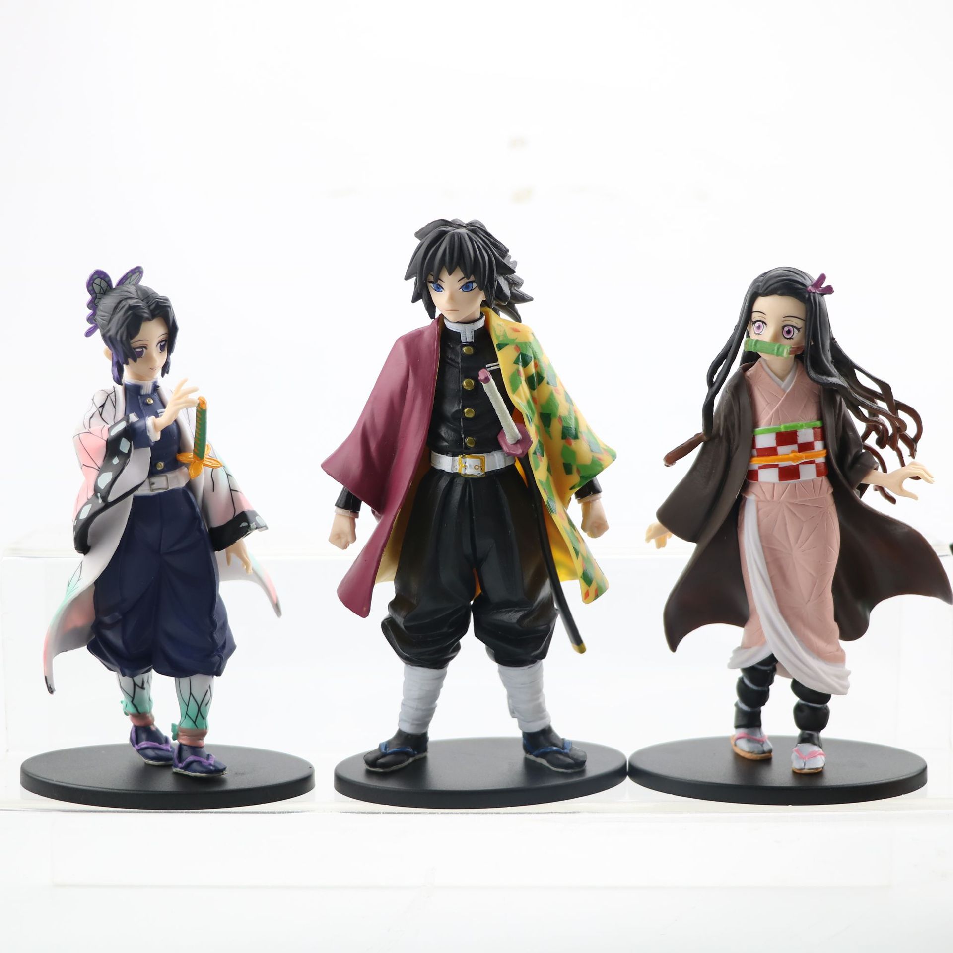 Фигурка аниме Demon Slayer Kamado Tanjirou Nezuko, экшн-фигурки, модель игрушки, фигурка Zenitsu, Inosuke Kimetsu No Yaiba, фигурка
