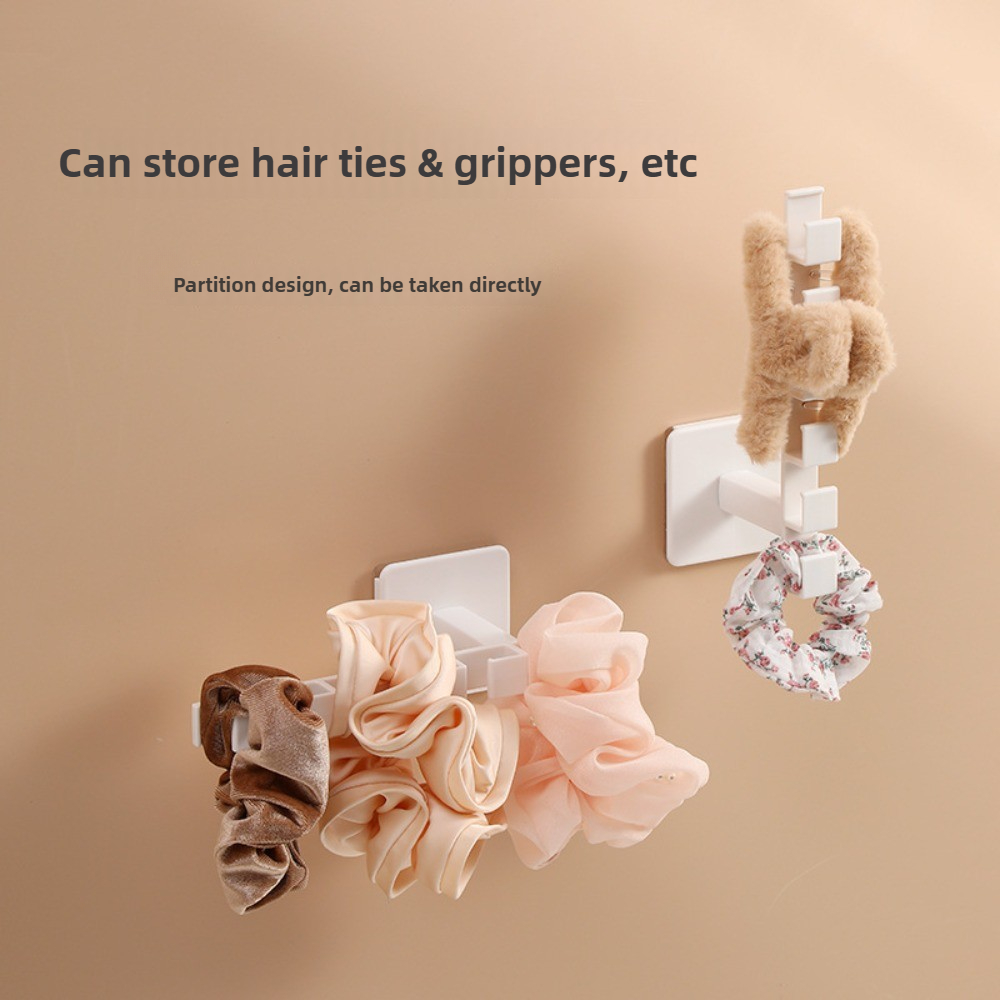 Gancho de boné de beisebol não perfurado montado na parede, suave e sem rebarbas, design de 6 ganchos, armazenamento multifuncional, 1 peça