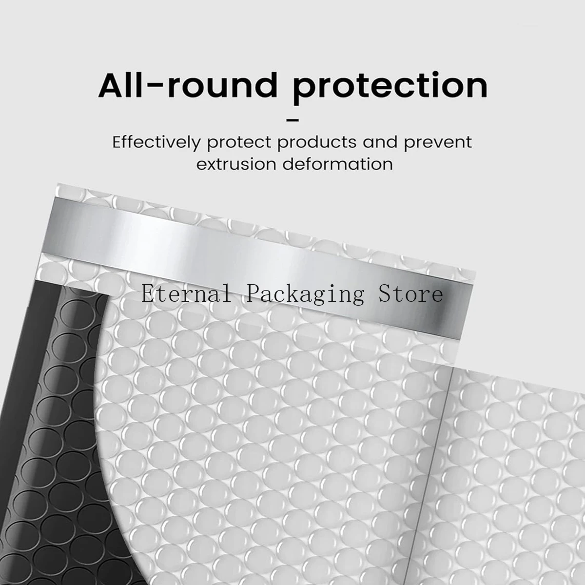 100 Stuks Zwarte Bubble Verzending Verpakking Envelop Mailing Enveloppen Mailer Envelop voor Verzending Self Seal Bubble Mailer Verpakking