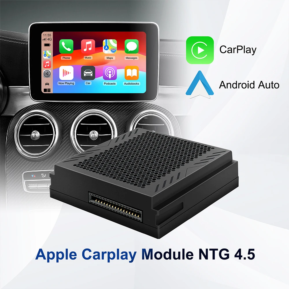Upgrade Draadloze Carplay Geschikt Voor Mercedes Benz A B C E CLA GLA GLK ML Sprinter NTG4.5 Becker Module Android Auto Navigatie