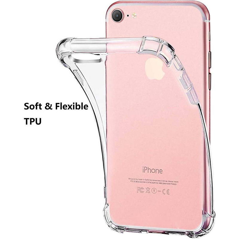 Original Case for iPhone SE 2020 SE 2022 7 8 Crystal Soft Transparent Shockproof Phone Cover for Apple iPhone SE 2016 Back Funda