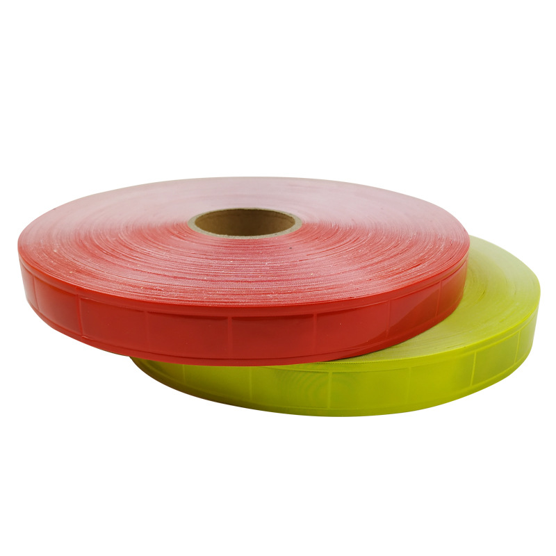 1 Zoll PVC-Mikro prisma reflektieren des PVC-Band Nacht warnung Sicherheit Näh material Verkehr Kleidungs stück Zubehör