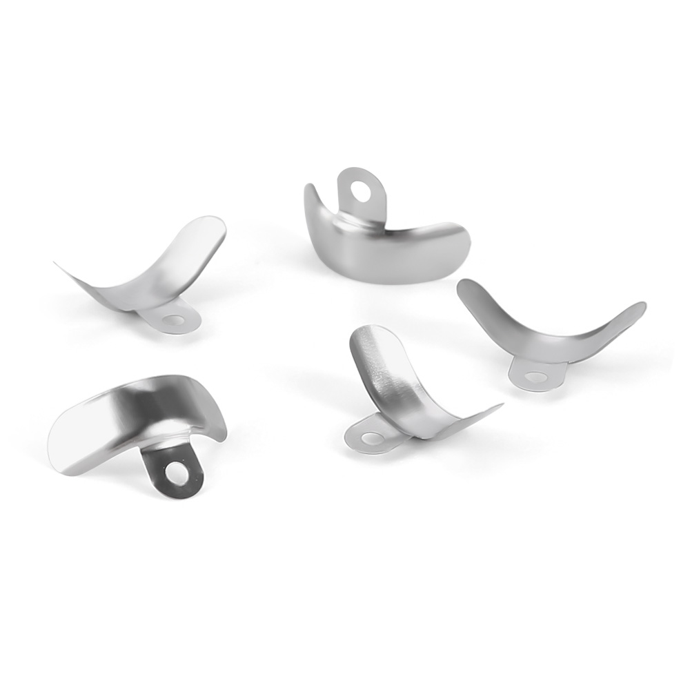 50PCS Dental Matrix Bands Sectional Contoured Metal Matrices For Teeth Replacement  Dentistry Material