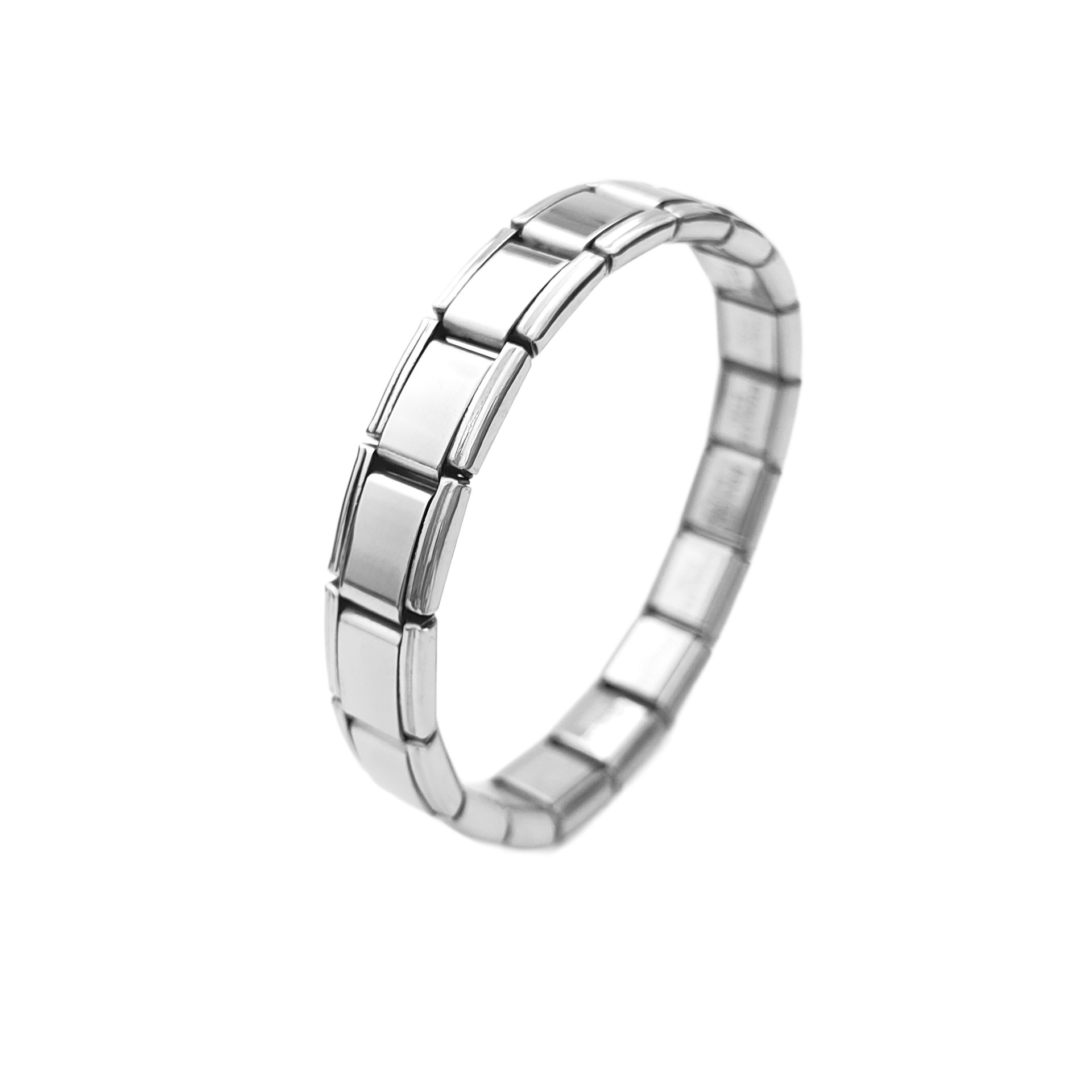 Moda tira pulseira largura italiano elástico charme pulseira design simples das mulheres dos homens diy novo estilo jóias presentes