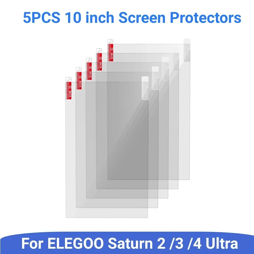 5 Unidades Película Protetora Anti-Risco Para ELEGOO Saturn 3 Ultra/8K/12K/Saturn 4 - Acessórios para Impressoras 3D de Resina LCD