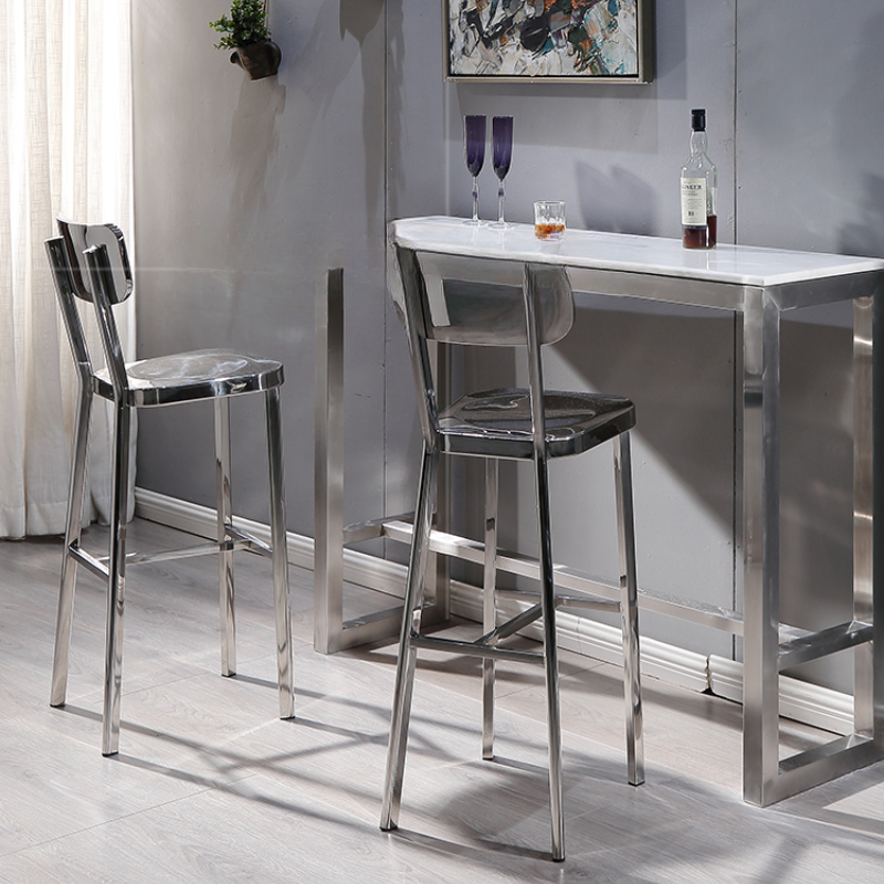 Island Dining Table Chair Lightweight Bar Accessories Chairs Kitchen Barbershop Backrest Banks Stool High Folding Mini Nordic