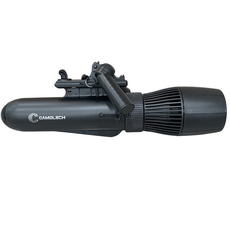CAMORO 700W Propulsor subacuático con tablero Sup y soporte, hélice de buceo para correr 2H Scooter submarino para buceo en piscina