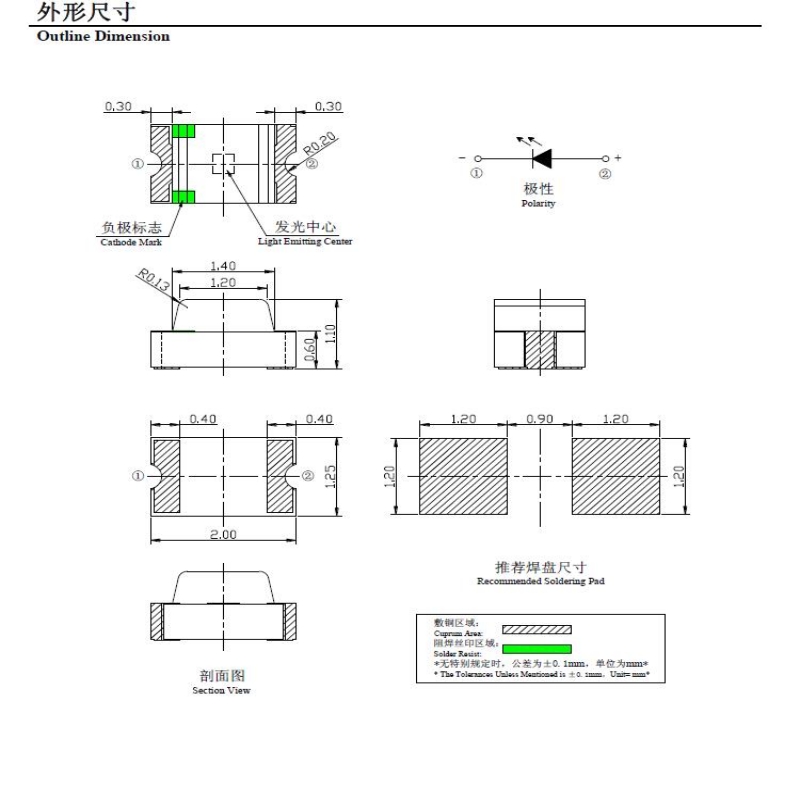 0805หลอดไฟ LED สีขาวอบอุ่นขนาดไฟ LED แบบ SMD ไดโอดเปล่งแสง2012คุณภาพสูง100ชิ้น