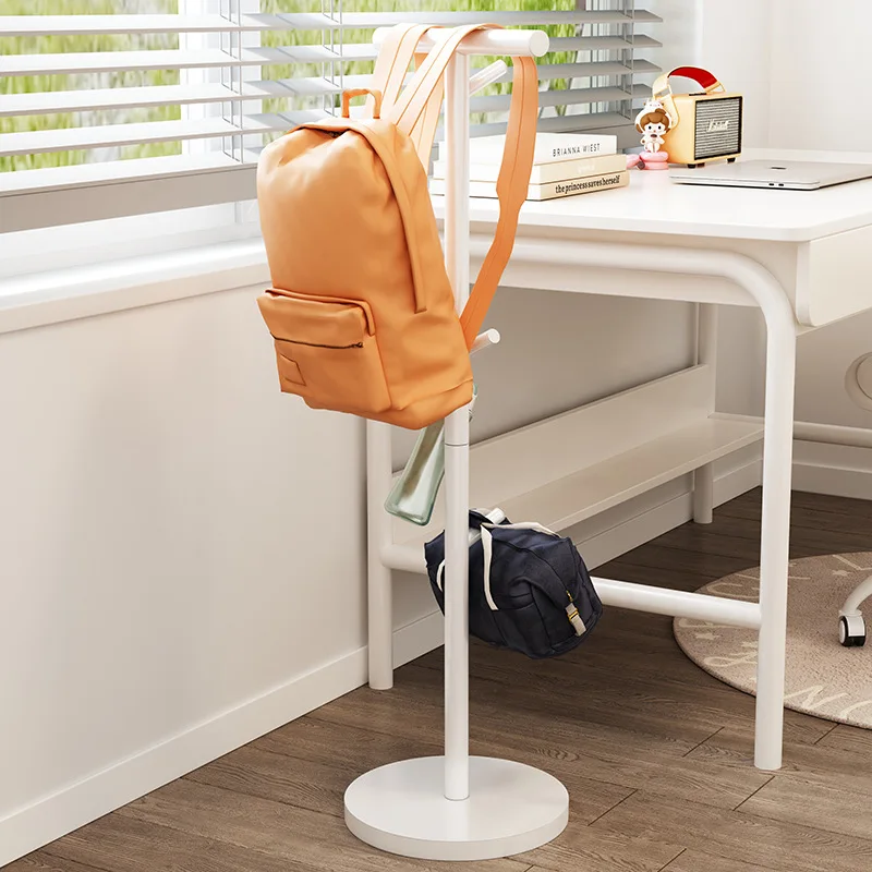 Household Floor Standing Coat Rack Book Bag Storage Racks Bedroom Hanger Living Room Entry Bag Scarf Clothing Organizer Hanger