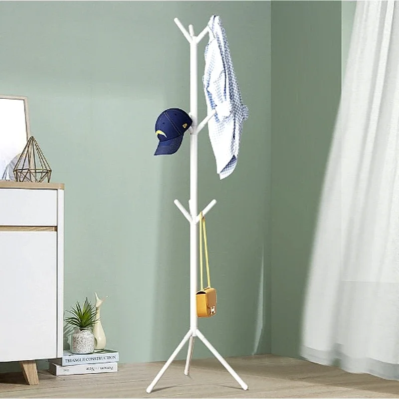 Rack de roupas de chão em formato de ramo de árvore, multi gancho, móvel e conveniente, cabide para casa, sala de estar, armazenamento de roupas