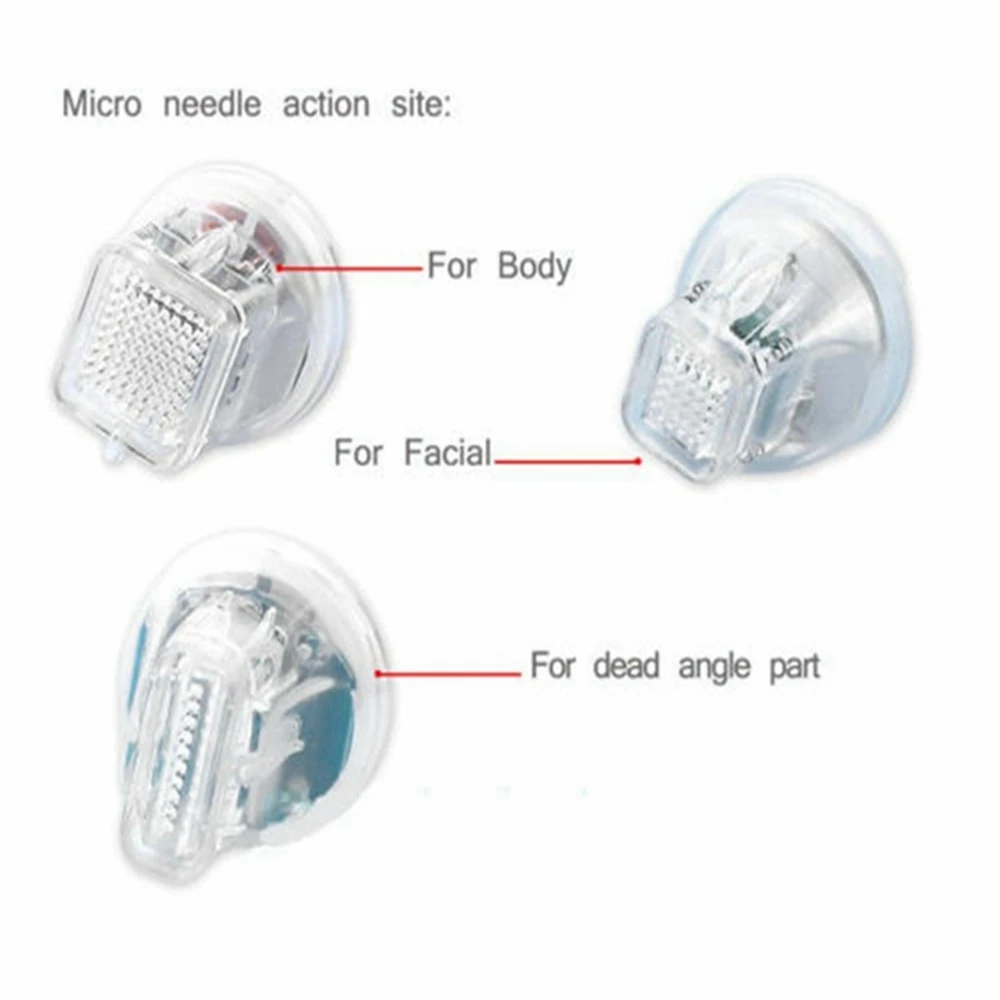 Non-insulated 4 Tips RF Cartridges 10/25/64 pins and Nano for Microneedle Fractional RF Radio Frequency Machine