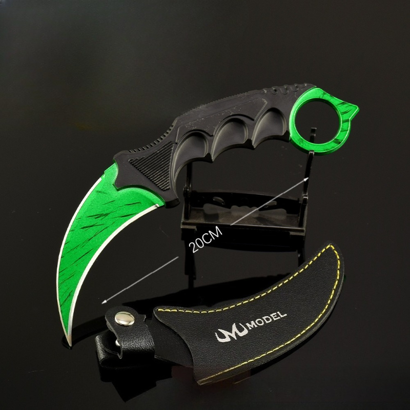 20cm/7.87in GO Game Peripherals Weapon Models Claw Blade Crimson Web Metal Weapon Models Desktop Ornaments Crafts Boy Toys Gifts