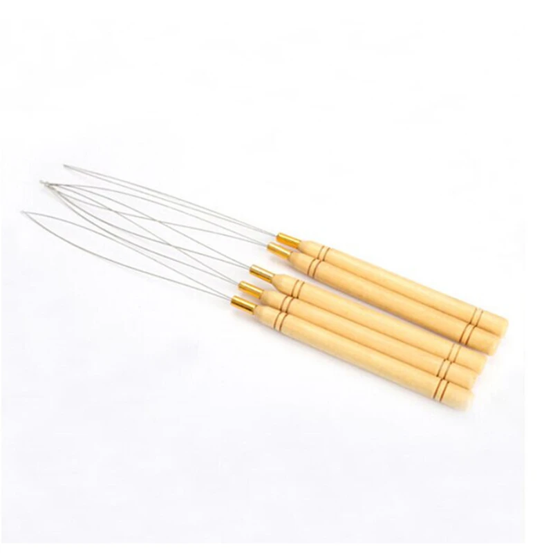 I-Tip Haarverlängerungs-Werkzeug-Set mit Zange, Zughaken, Perlengerät, 100 Stück, 5 mm, Mikroglieder, Ringe, Perlen, Haarverlängerungszubehör
