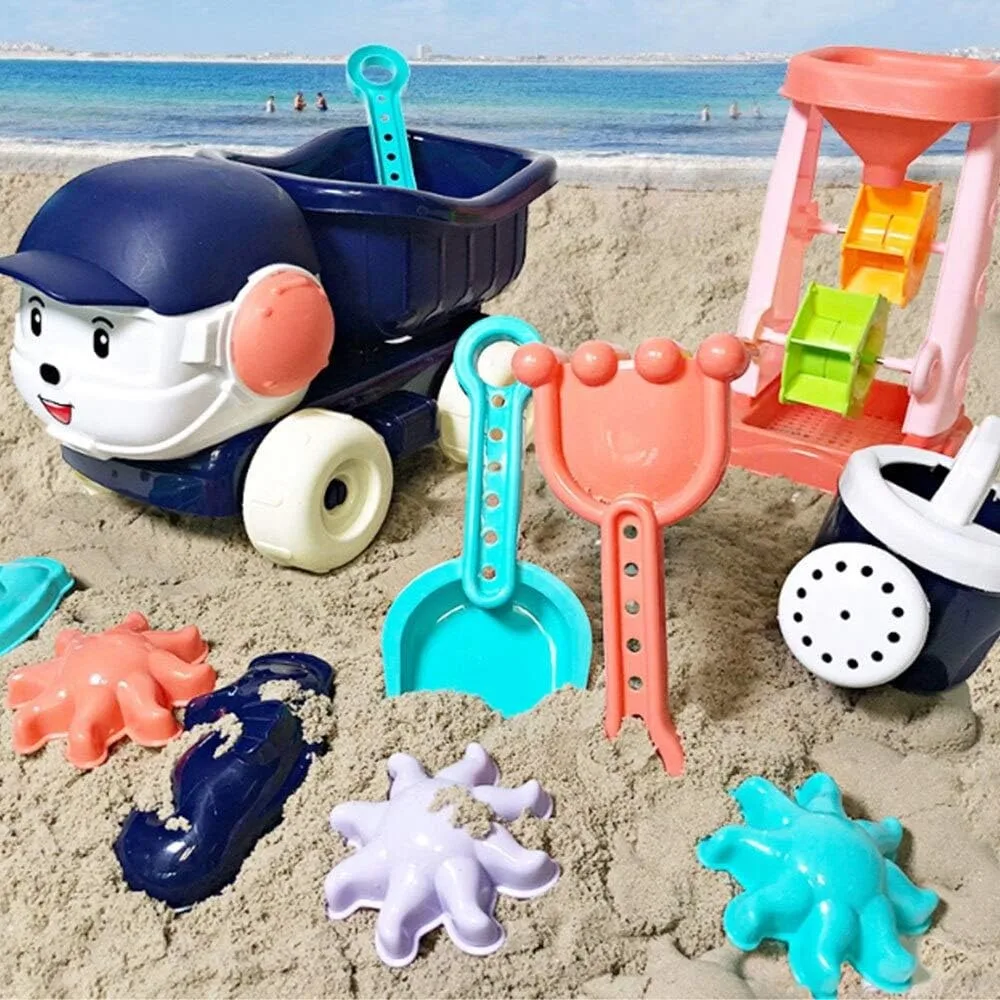 Baby Strand Sand Spielzeug Kinder Sommer Spielzeug Auto Modell Sprinkler Dusche Schaufel Werkzeug Klassische Spielen Spielzeug Sand Spielen Spielzeug Kinder Strand