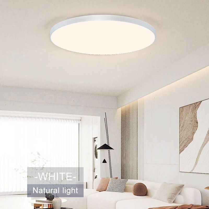 MARPOU LED-Deckenleuchte, 80 W, 50 W, moderne dimmbare intelligente Lampe mit Fernbedienung, Deckenleuchte für Wohnzimmer, Badezimmer, Küche